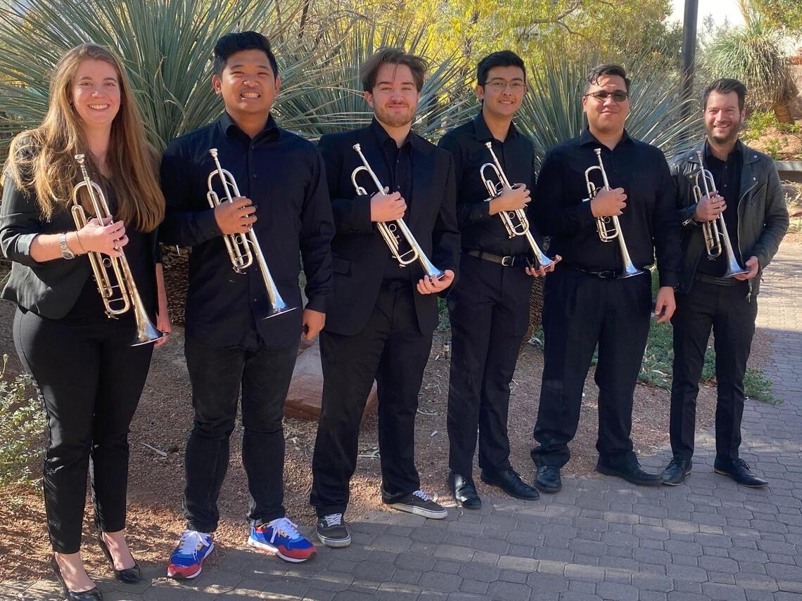 UNLV Trumpet Ensemble Invited to Perform at ITG Conference June 2022
